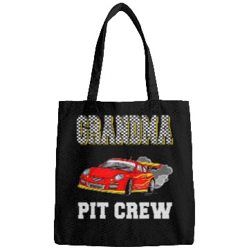 Discover Grandma Pit Crew Birthday Racing Car Theme Race Bags