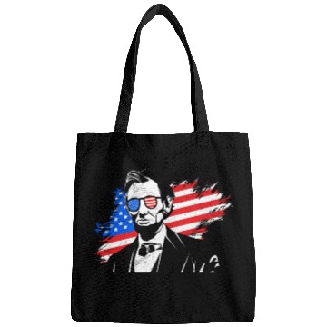 Discover Merica Lincoln President Independence Day Party Bags