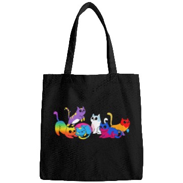 Discover Pride Kittens LGBTQIA+ Cats Colorful Cat Bags