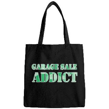 Discover Garage Sale Addict green camo Bags