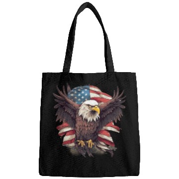 Discover Merica Patriotic USA Eagle Bags