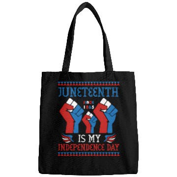 Discover Juneteenth Is My Independence Day Since 1865 Red Bags