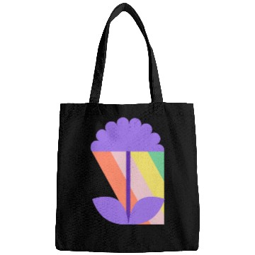 Discover Rainbow Flower Nature Happy Camping Bags