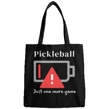 Discover Pickleball, Just One More Game Bags