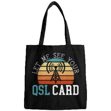 Discover Ham Radio Operator Morse Code Radioactivity Bags