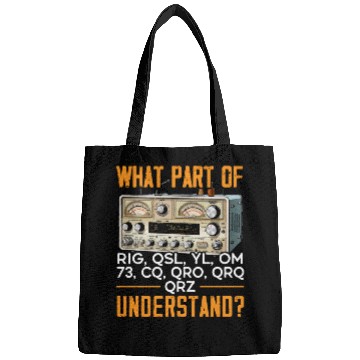 Discover Ham Radio Operator Morse Code Radioactivity Bags