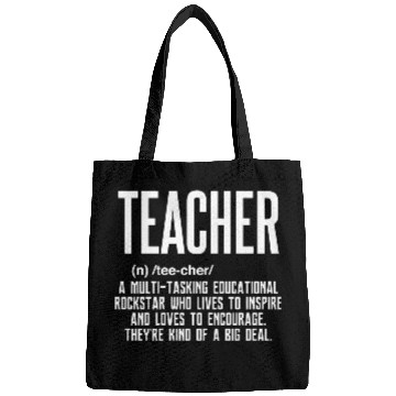Discover Education Teacher School Funny Bags
