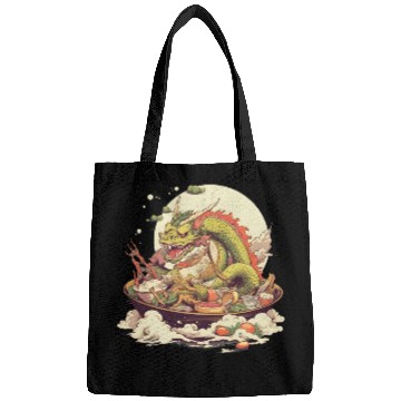 Discover Sushi Dragon Japanesse Kawaii Bags
