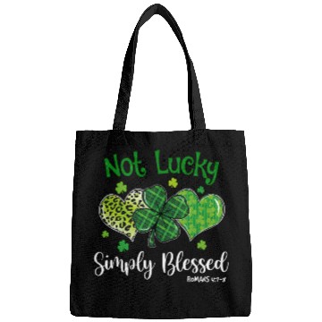 Discover Not Lucky ly Blessed Christian Shamrock St Bags