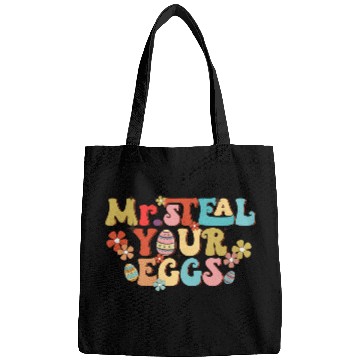Discover Mr Steal Your Eggs Groovy Easter Day Easter Egg Bags