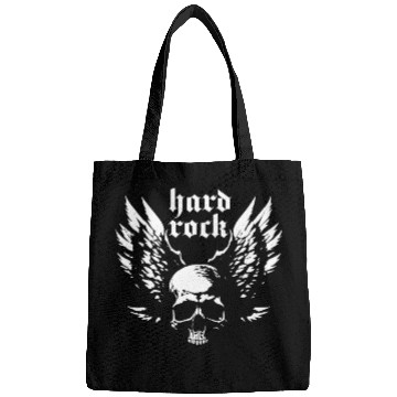 Discover hardrock skull with wings Bags