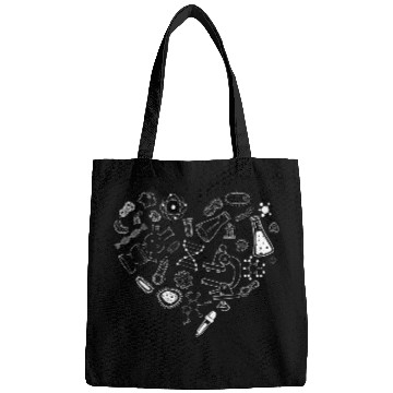 Discover Science Student, Science Teacher Heart Science Bags