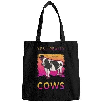 Discover Cow Cattle Breeder Farmer Cows Bags