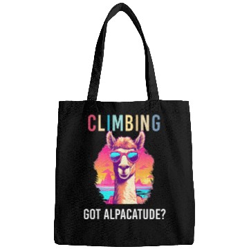 Discover Funny Alpaca with Sunglasses - Alpacatude Bags