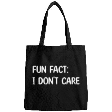 Discover Fun Fact I dont Care boy green Bags