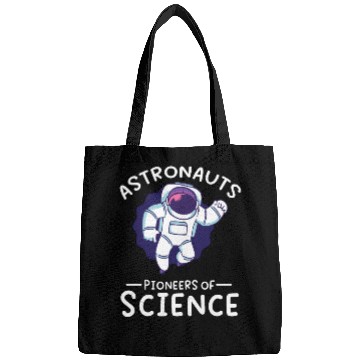 Discover Astronauts pioneers of science spaceman space Bags