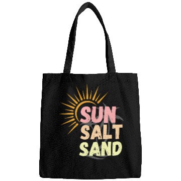 Discover sun, salt, sand, sunset sunshine for beach lovers Bags