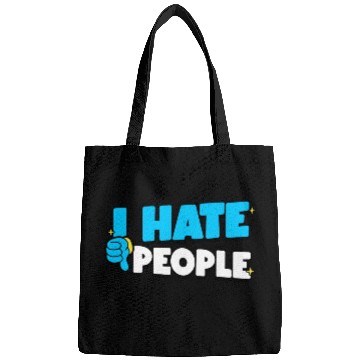 Discover I Hate People Retro cool Bags