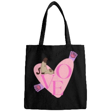 Discover Love Cat nostalgia Bags