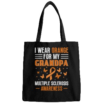Discover I Wear Orange For My Grandpa Multiples Sclerosis Bags