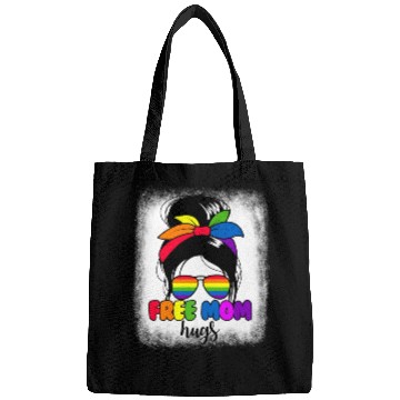 Discover Free Mom Hugs Womens Messy Bun LGBTQ Free Mom Hugs Bags