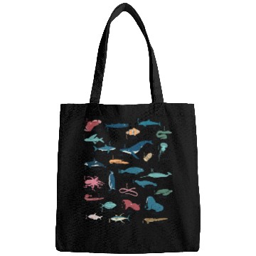 Discover Marine animals alphabet marine biology Bags