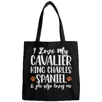 Discover I Love My Cavalier King Charles Spaniel Bags