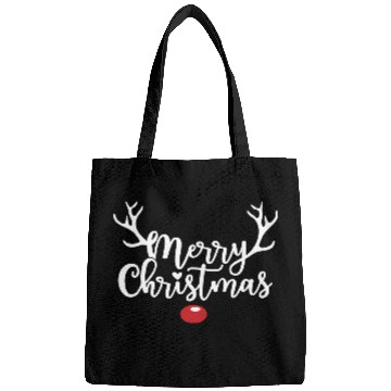 Discover Merry Christmas - Red Nose Reindeer Bags