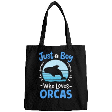 Discover Orcas Whales Orca Lover Retro Bags
