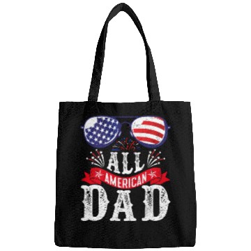 Discover All American Dad America Pride US Patriot Bags