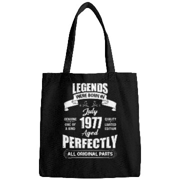 Discover Legends Were Born In July 1977 Birthday Bags