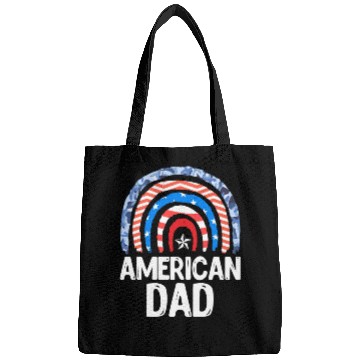 Discover All American Dad Independence Day Party USA Father Bags