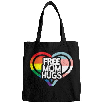 Discover Free Mom Hugs Rainbow Pride Bags