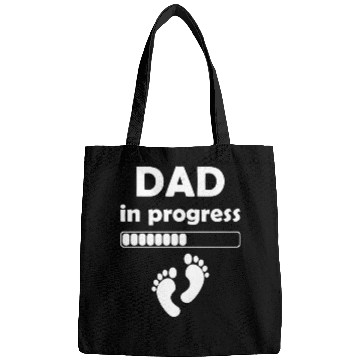 Discover Dad In Progress - Daddy to be First Fathers Day Bags