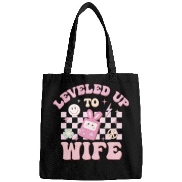 Discover Leveled Up To Wife, Happy Game Day Bags