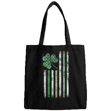 Discover Irish American Flag Design Cool Distressed Style Bags
