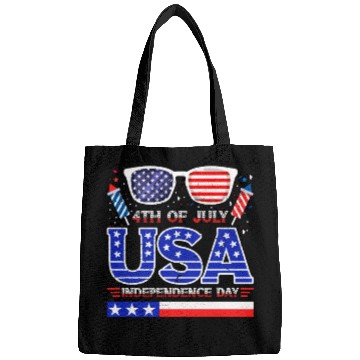Discover 4th July USA Independence Day All American Pride Bags