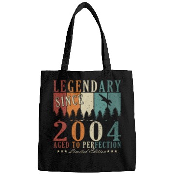 Discover 19th birthday man vintage 2004 legend Bags