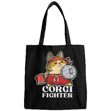 Discover DESIGNThe Brave And Cute Corgi Fighter With An Axe Bags