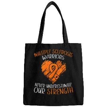 Discover MS Warriors Never Underestimate Our Strength Bags