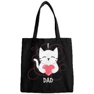Discover I Love Dad Kitten Bags
