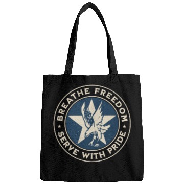 Discover Air Force - Breathe freedom, serve with pride Bags
