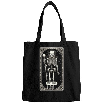 Discover The Fool Skeleton Tarot Card Bags