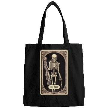 Discover The Fool Skeleton Tarot Card Bags