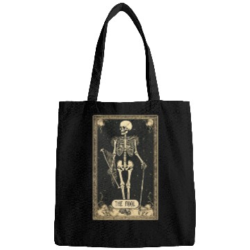 Discover The Fool Skeleton Tarot Card Bags