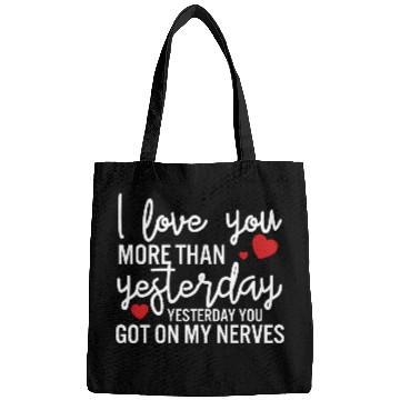 Discover Funny Valentines Day Jokes yellow Bags