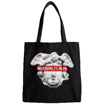 Discover Vaporwave Nothing Is Real Glitch 80s 90s Bags
