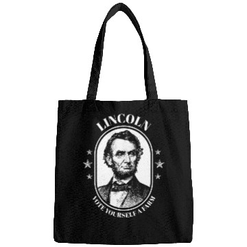 Discover Abe Lincoln Abraham Campaign Slogan Bags