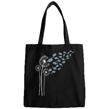Discover Chinchilla Dandelion Flower For Dandelions Lover Bags