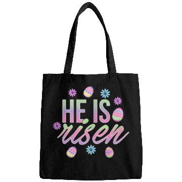 Discover He Is Risen Easter Christian Message Easter Eggs Bags